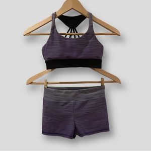 Purple Bloch Dance-wear Set